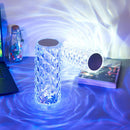 Crystal Diamond Table Lamp, 16 Color Changing Touch Lamp